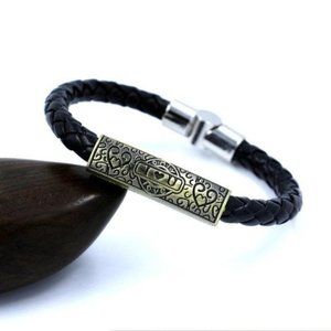 I love DAD braided Magnet Bracelet